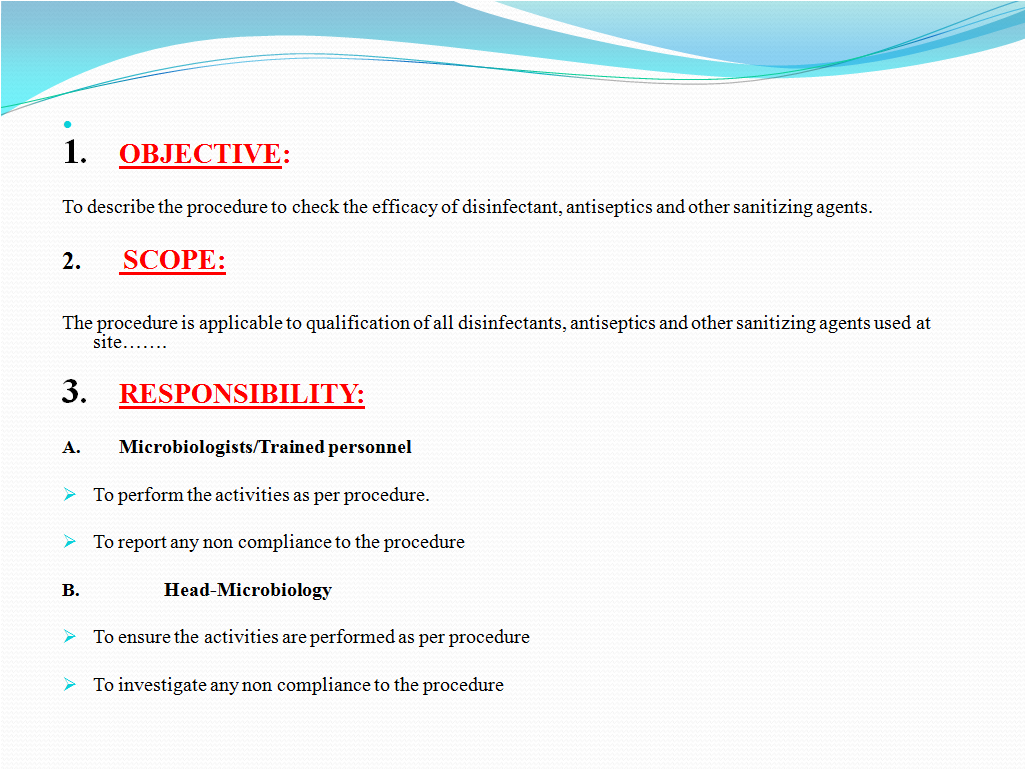 Disinfectant efficacy test